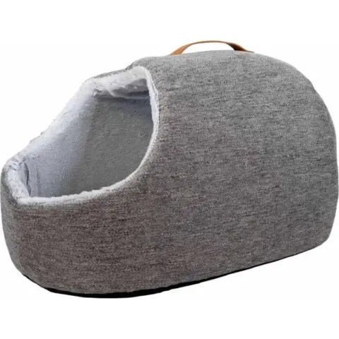 En komfortable hule som kan bruges af små hunde eller katte.