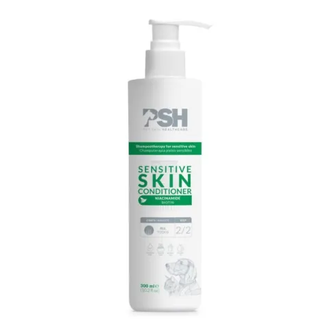 PSH Sensitive Skin Conditioner med niacinamid og biotin til hunde