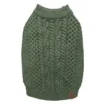 Super lækker hundesweater i flot grøn farve