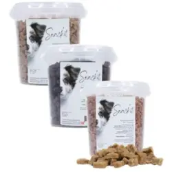 Snack'it mini bones godbidssæt. Indeholder de 3 bedst sælgende godbidder.