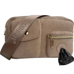 Ollipet Bijou Crossbody Godbidstaske | med udtræk til pølleposer