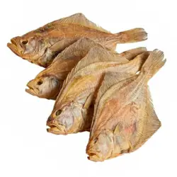 Tørret fladfisk som en lækker snack til hunde
