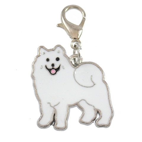 Hundecharms m. hunderacer - Samojed