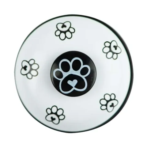Ringklokke til hunde I Hvid