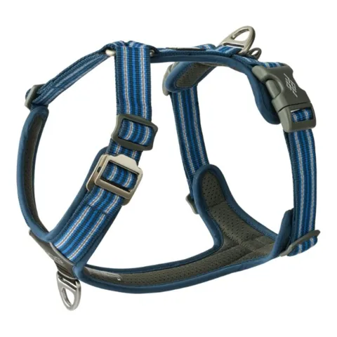 Ergonomisk hundesele i blå