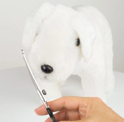 Ollipet Basic buet saks 6" | klip runde kurver