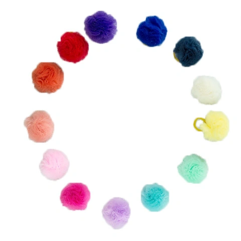 Pompom hårpynt