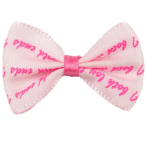 TrendPup hundesløjfe | Babylyserød m. pink