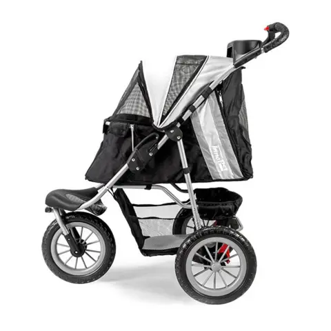 InnoPet Buggy Comfort | Hundeklapvogn - Her vist i farven grå