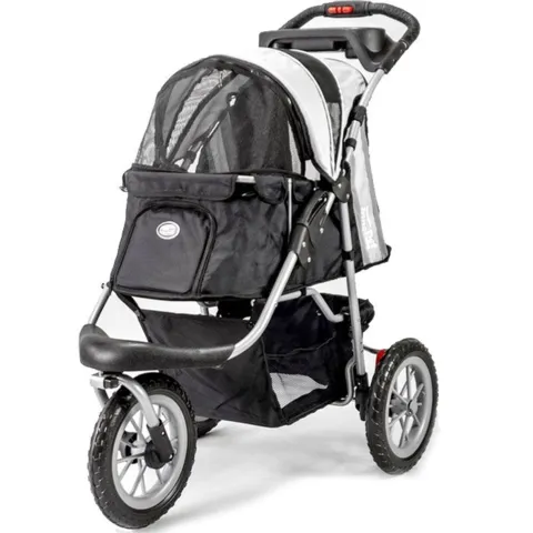 InnoPet Buggy Comfort | Hundeklapvogn - Her vist i farven grå