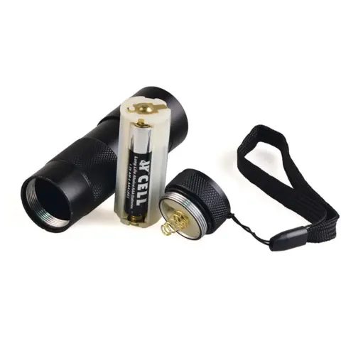 Ultraviolet UV led-lampe med 12 led's