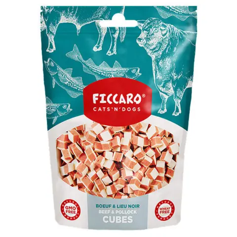 Ficcaro Beef & Pollock Cubes
