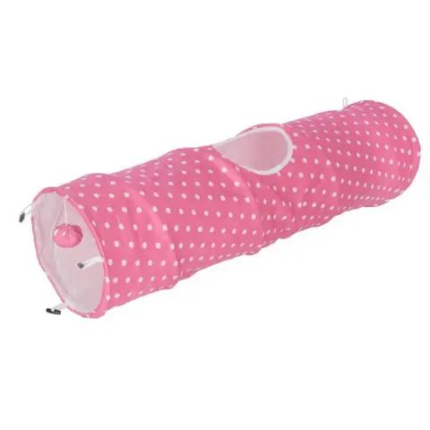 Puntino Pink prikker hvalpetunnel