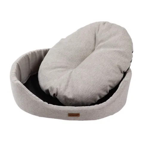 Amiplay Oval Hundeseng | Sand