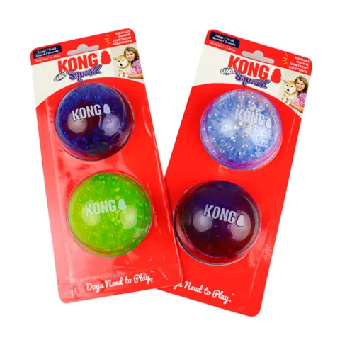 KONG Squeezz Geodz I 2 stk. I Leveres assorteret