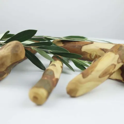 Oliven chew stick med lang tyggetid