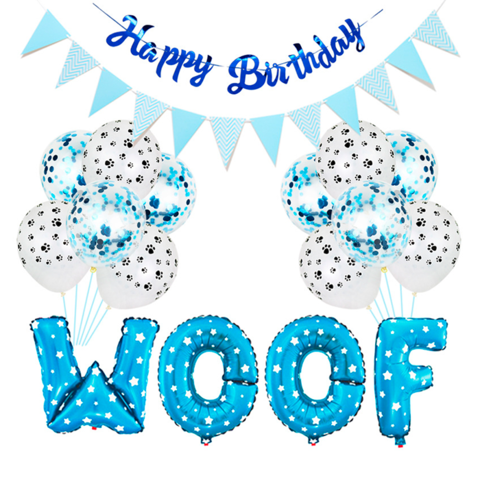Ollipet WOOF Party diagender I Blå