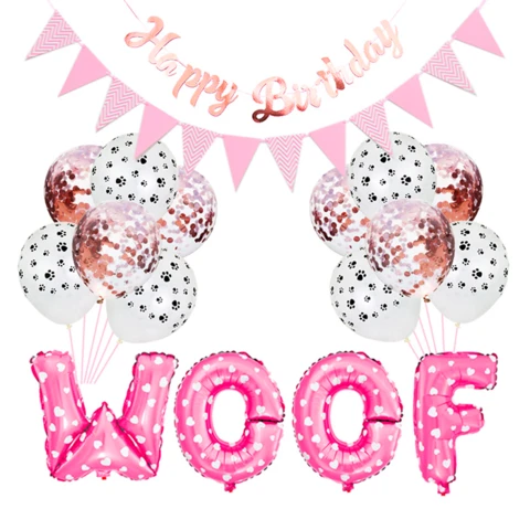 Ollipet WOOF Party diagender I Lyserød