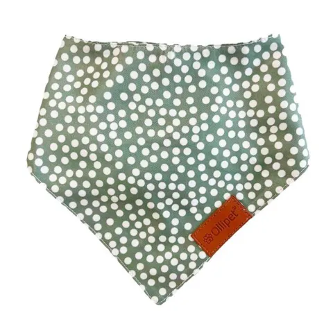 Ollipet Trendy Bandana I Green Dots