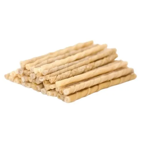 Ollipet Twisted Sticks har et naturligt lavt fedtindhold