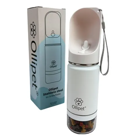 Ollipet Stainless Steel 3i1 TermoDrikkeflaske