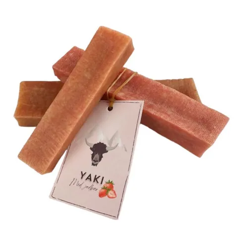 Yaki Tyggeben | Jordbær, styrker hundens mundhygiejne