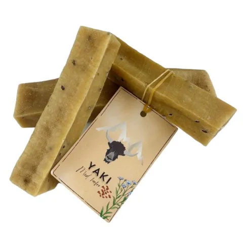 Yaki Tyggeben med hørfrø, tilbyder timevis af tyggeri