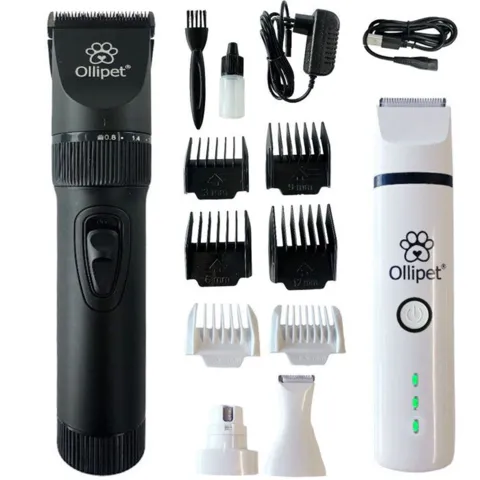 Ollipet Hundetrimmer Pakke | Ceramic Pro og Poteklippemaskine 2i1