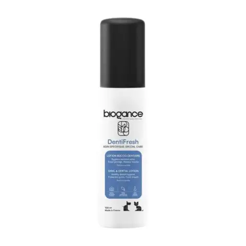 Biogance DentiFresh Oral care lotion | 100 ml plejer din hunds tænder og tandkød