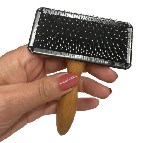 Ollipet Professional Slicker Brush | med skånsomme dupper i medium