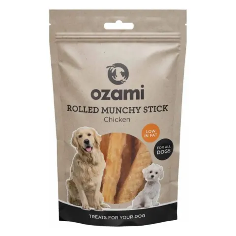Lækre tyggeben til hunde med kylling fra Ozami