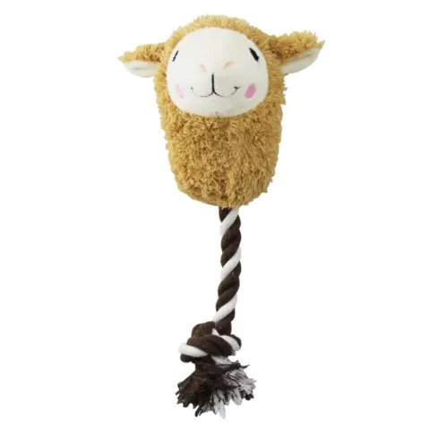 Pawise - Lama af plys m. reb leveres i assorterede farver