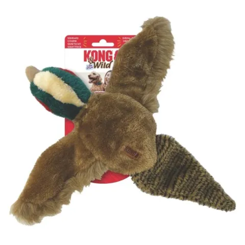 KONG hundelegetøj med squeaker og minimal fyld