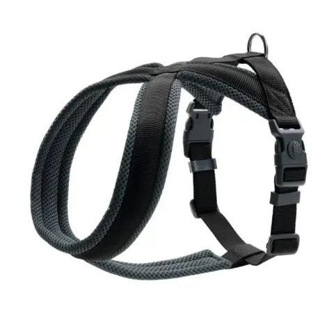 Ergonomisk sele til hunde i sort fra Hunter