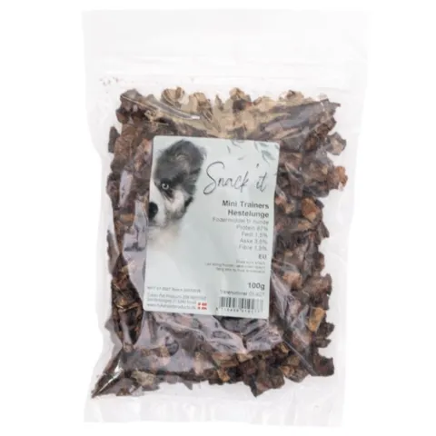 Snack'it Mini Trainers Hestelunge hundegodbidder med singleprotein