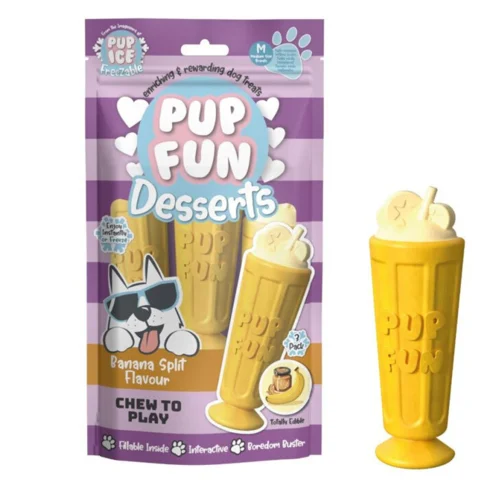PupFun Dessert, Banansplit 3stk