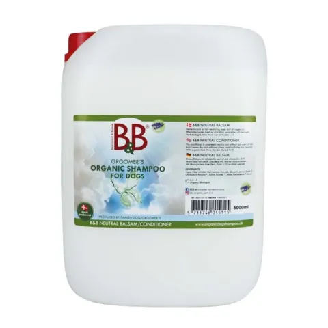 B&B Parfumefri conditioner | Økologisk hundebalsam | 5000ml