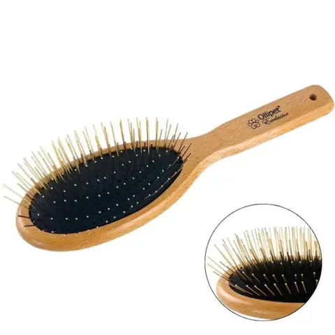 Ollipet Exclusive Golden Pin Brush er det rigtige valg til både professionelt brug eller til hverdagsbrug