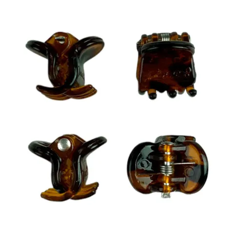 Silicone claw hårclips  4 stk.