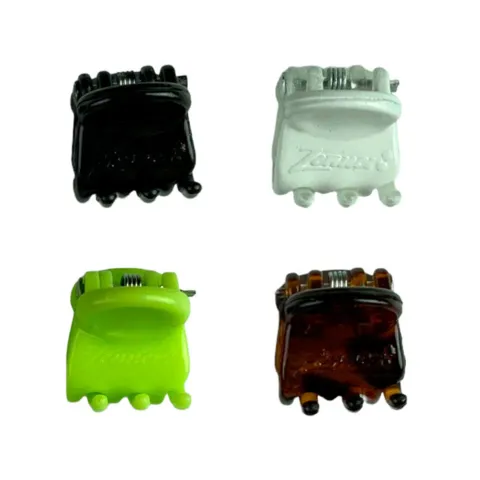 Silicone claw hårclips  4 stk.