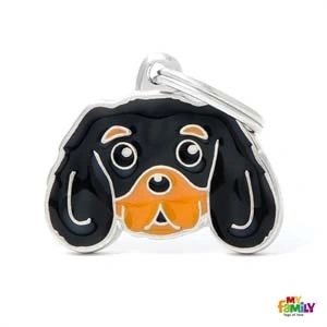 My Family |Hundetegn Cavalier King Charles Spaniel | Black and Tan