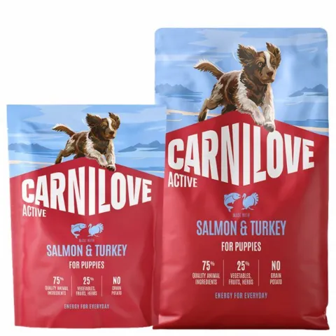 Carnilove Active Salmon & Turkey Puppies tørfoder til hvalpe
