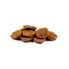 Brit Meaty Jerky Puppy Meaty Coins Turkey er bløde hundegodbidder udviklet til hvalpe, med kalkun og græskar for en lækker smag