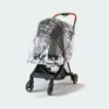 Innopet regnovertræk til hundeklapvogn model Buggy City Edition - her vist monteret