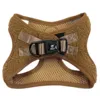Plys hundesele i brun cognac farve med refleks