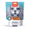 Wanpy Chicken Jerky & Calcium Bone Twists 100% naturlige tyggeben der styrker knogler.