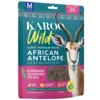 KAROO Wild - Trail Bites Rosmarin 227g er kornfrie, super premium hundegodbidder med antilopekød og rosmarin. De fedtfattige snacks er baseret på magert kød med højt proteinindhold og uden kunstige farve- eller smagstoffer.