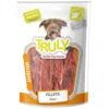 TRULY Fillets Deer hundegodbidder med hjort i chewy filletter og fedtfattig opskrift med 4% fedt