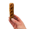 Fedtfattige hundegodbidder med kylling i aflang baguette form