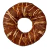 Flamingo tyggering til hund med kylling og torsk i donut form. Tilbyder længere tyggetid.